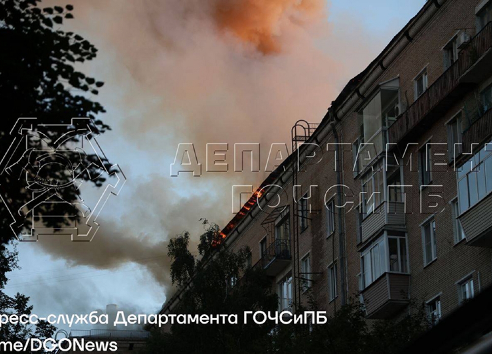 Потушили пожар в жилом доме в Гагаринском районе