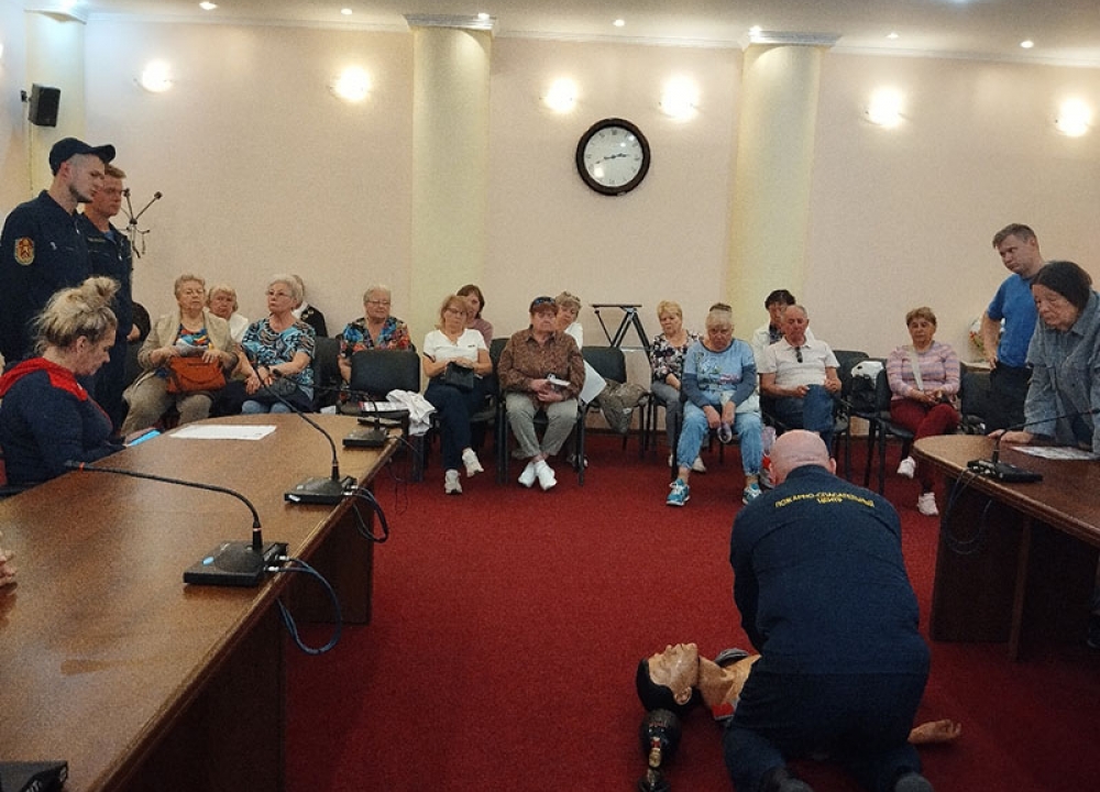 В Ясенево провели занятие по первой помощи
