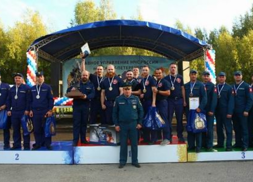 Московские пожарные завоевали почетную «бронзу» в городе на Неве